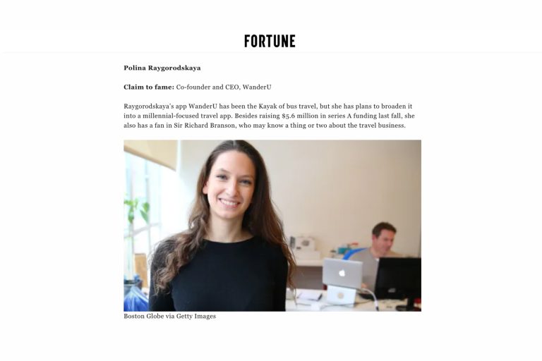 Fortune 40 Under 40, Polina Raygorodskaya